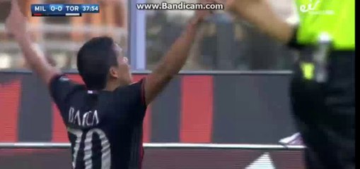 Carlos Bacca Goal  - Milan 1-0 Torino - 21-08-2016
