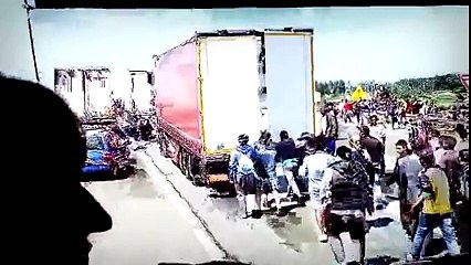 Uchodźcy zatrzymują i włamują się do ciężarówek na trasie