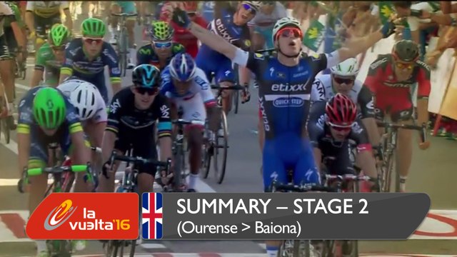 Summary - Stage 2 (Ourense capital termal / Baiona) - La Vuelta a España 2016