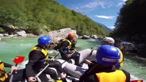 Rafting a canyoning v Slovinsku