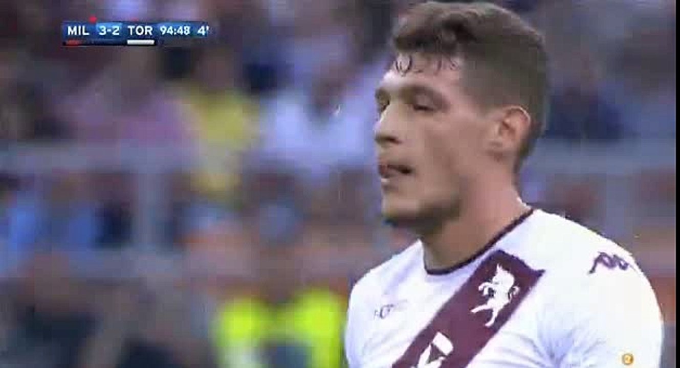 Andrea Belotti Penalty Miss HD - AC Milan 3-2 Torino 21.08.2016