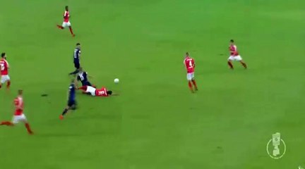 Dennis Thomalla Goal - SG Wattenscheid 1-2 FC Heidenheim - (21/8/2016)