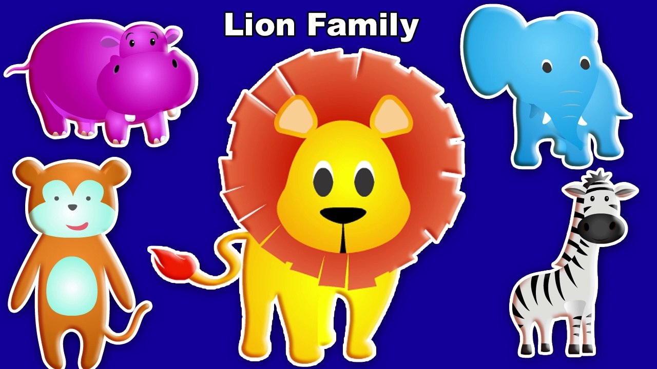Lion Finger Family - Kids Rhymes & Songs
