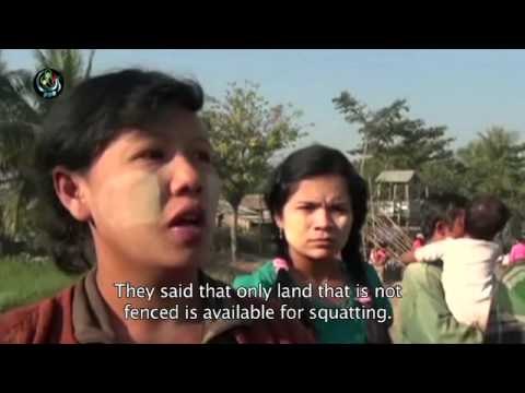 Rangoon squatters return to site of despair