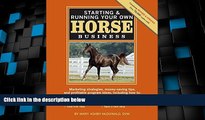 Big Deals  Starting   Running Your Own Horse Business, 2nd Edition: Marketing strategies,