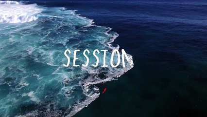 Very Cool Drone Footage Surfing in Fiji