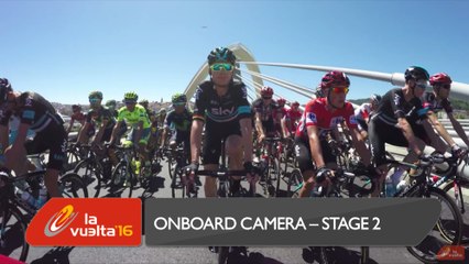 Onboard camera / Cámara a bordo - Etapa 2 (Ourense capital termal / Baiona) - La Vuelta a España 2016