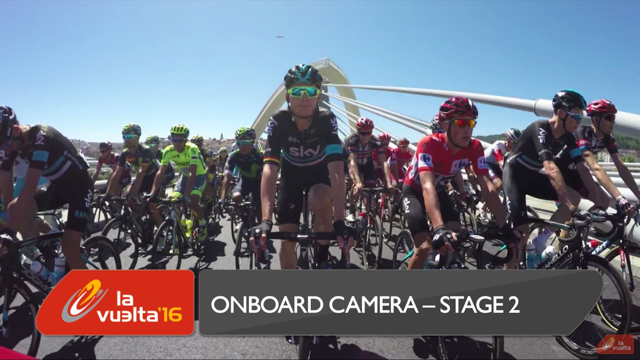 Onboard camera / Cámara a bordo - Etapa 2 (Ourense capital termal / Baiona) - La Vuelta a España 2016