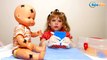 Кукла Ненуко. Доктор Ника лечит игрушку. Укол для Куклы. Видео для детей. Nenuco Doll