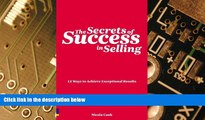 Big Deals  Secrets of Success in Selling: 12 Ways to Achieve Expectional Results (Prentice Hall