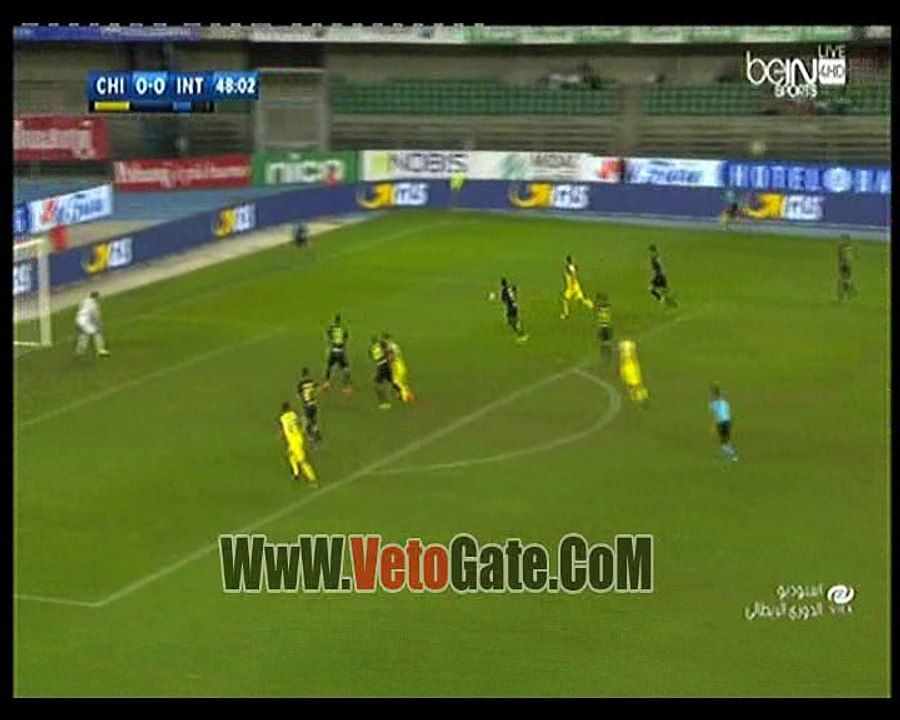 "انتر ميلان" يسقط بالخسارة بثنائيه امام كييفو فيرونا