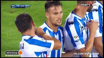 21.08.2016 Pescara 2-2 Napoli  Ampia Sintesi