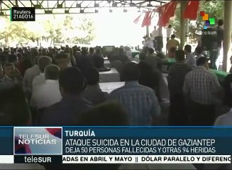 Deudos de víctimas del atentado en Turquía rechazan al pdte.