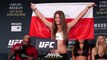 UFC 201 Weigh-Ins: Rose Namajunas vs. Karolina Kowalkiewicz Staredown