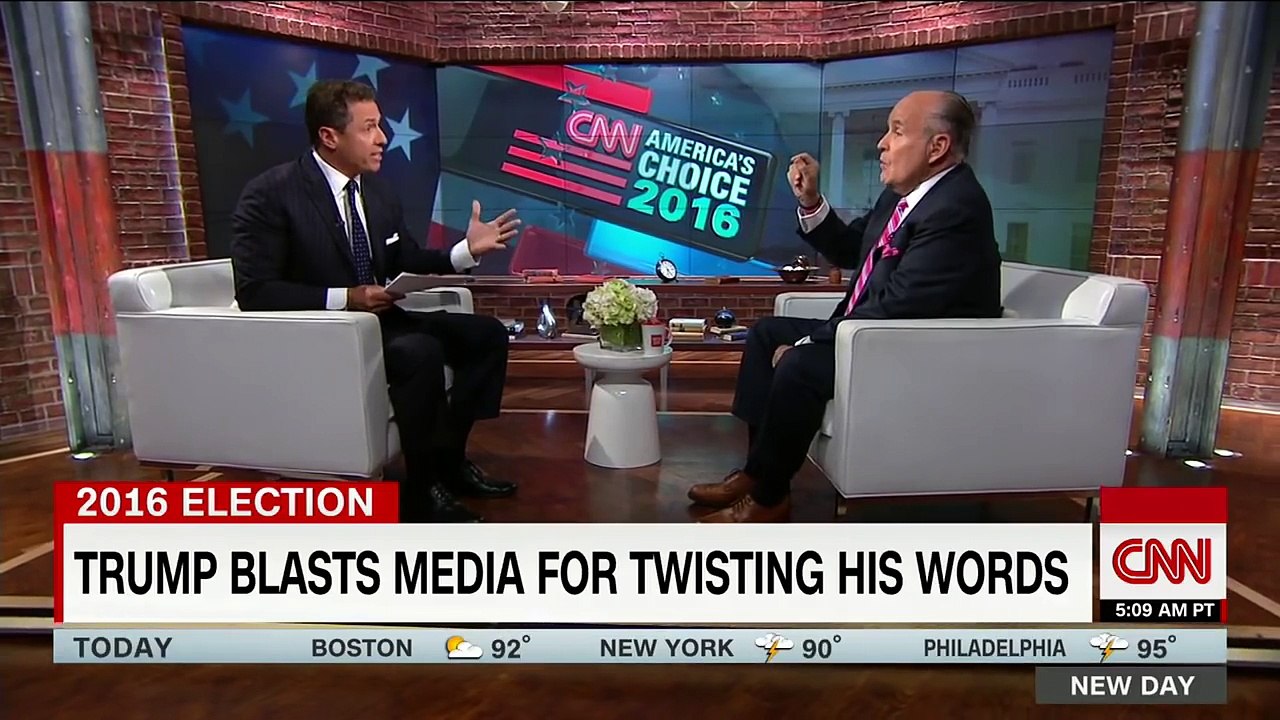Rudy Giuliani argues with Chris Cuomo while defending Trump (full interview)_8