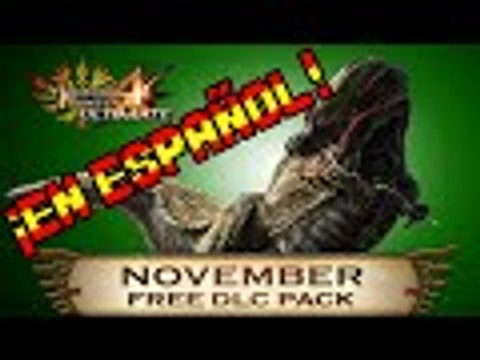 Monster Hunter 4 Ultimate DLC Pack Noviembre en ESPAÑOL