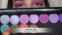 pink-purple glam halo eye makeup tutorial 