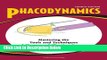 Books Phacodynamics: Mastering the Tools and Techniques of Phacoemulsification Surgery Free Online