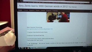 Amy Zents Learns 3000 German Words in 2012 - 20