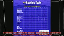 read now  Scholastic Success With Reading Tests Grade 6 Scholastic Success with Workbooks Tests