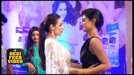 Mouni Roy & Sriti Jha Aka Pragya At BoroPlus Gold Awards 2016   kumkum bhagya