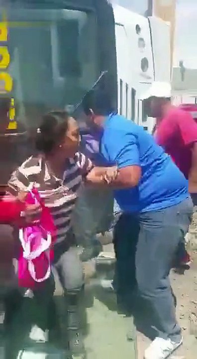 Bus hit by train - aftermath