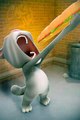 Talking Tom- Eating a baguette! (slow motion 4x)