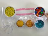 COCKTAIL GLASS TAKE HOME CUPCAKE TREAT M&M's- candy bar, lolly buffet, birthday party