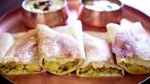 Masala Dosa Recipe - Popular South Indian Breakfast Recipe - Divine Taste With Anushruti