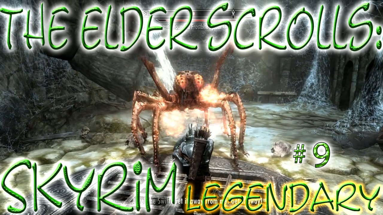 Skyrim: LEGENDARY # 9 ➤ The Golden Claw Part 4 ➤ A Giant Frostbite Spider!