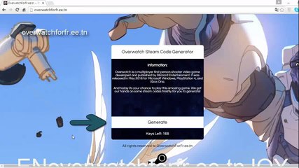 Overwatch Free Steam Codes! June 2016! Working! Daily New Codes!