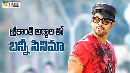 Srikanth Addala Movie with Allu Arjun - Filmyfocus.com