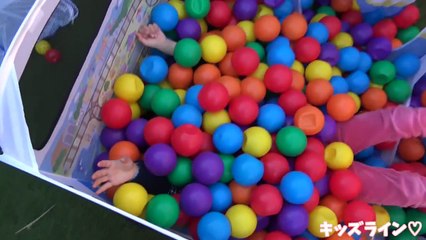 しまじろうのしんかんせん おうち おもちゃ 後編 こどもちゃれんじ ボールプール テントハウス House Giant Ball Pits Toy