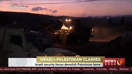 Israeli security forces demolish Palestinian home