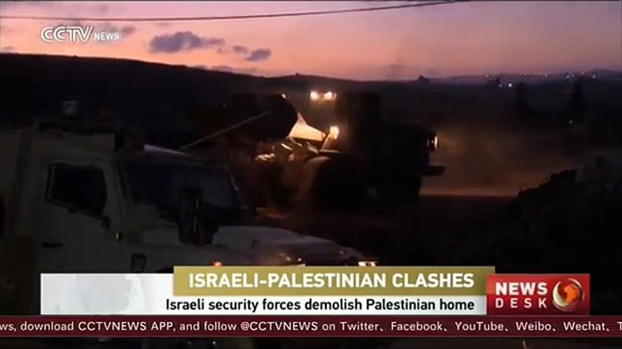 Israeli security forces demolish Palestinian home