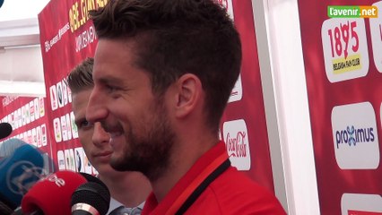 Dries Mertens avant Belgique - Italie