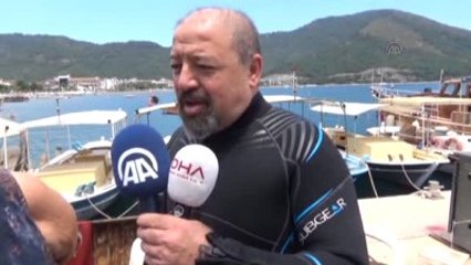 Marmaris'te Deniz Dibi Temizliği Yapıldı