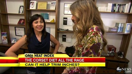 Women Squeeze Into  Corset Diet  for Extreme Weight Loss