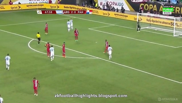 Lionel Messi Super Fast Hattrick All 3 Goals - Argentina 5-0 Panama
