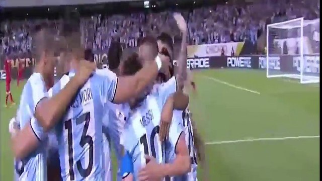 Argentina vs Panama 5-0 , Lionel Messi Amazing Free Kick Goal - Copa America 2016