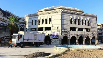Syrie: un convoi d'aide humanitaire entre à Douma
