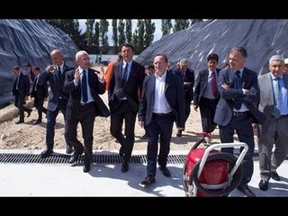 Giugliano (NA) - Renzi e De Luca visitano il sito di Taverna del Re (11.06.16)