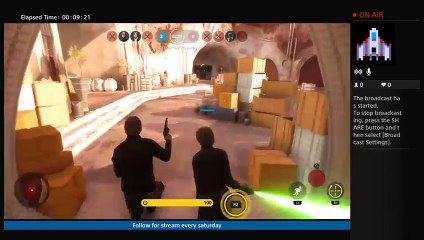 Star wars Bfront livestream w Mr Magic hat (5)