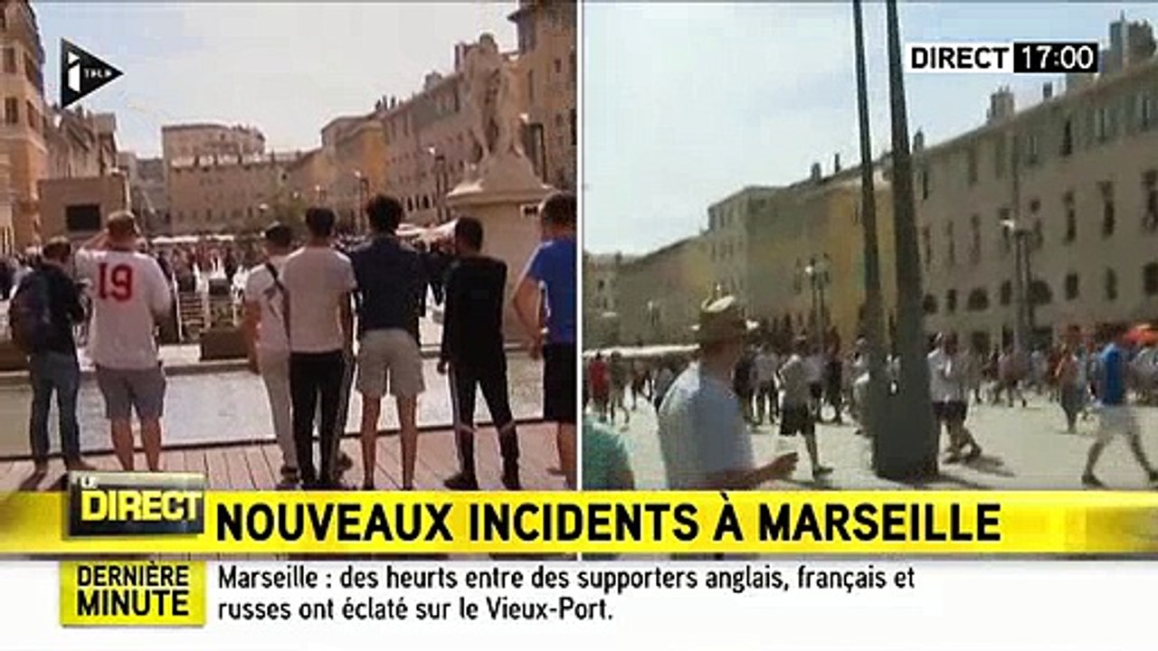 Marseille: Violents incidents depuis 16h30 entre supporters et CRS