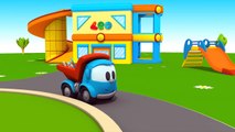 Leo the Truck - DRONE ATTACK! - Tutitu style Cartoons for Kids Toy Trucks