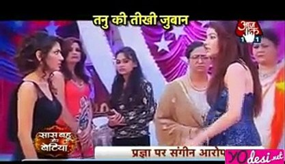 Pragya Ne Jada Tanu Ko Thappad - Kumkum bhagya 11th June 2016