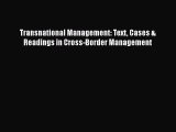 PDF Transnational Management: Text Cases & Readings in Cross-Border Management  EBook