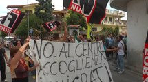 Casaluce (CE) - Bene confiscato, la protesta dei cittadini (11.06.16)
