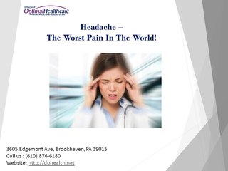 Headache –  Get Relief with Chiropractic Headache Treatment!