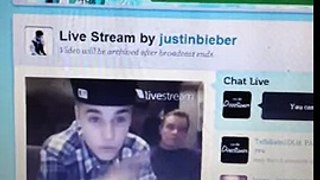 Twitcam Justin Bieber 19/10/12.